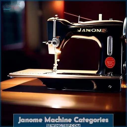 Janome Machine Categories