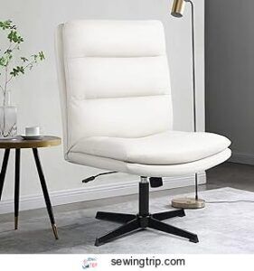 How to Set Up a Sewing Station: Space, Setup & Storage Tips 7 LEMBERI PU-Padded Armless Office Desk B0C6JTCV77