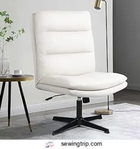 How to Set Up a Sewing Station: Space, Setup & Storage Tips 7 LEMBERI PU-Padded Armless Office Desk B0C6JTCV77