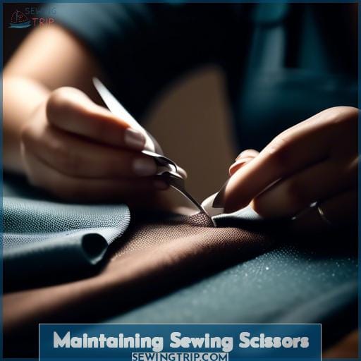 Maintaining Sewing Scissors