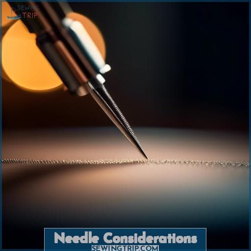Needle Considerations