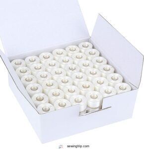 New brothread 144pcs White 70D/2(60WT) B077Z5XJ8N