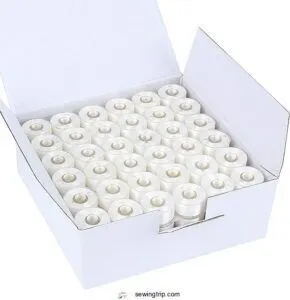New brothread 144pcs White 70D/2(60WT) B077Z5XJ8N