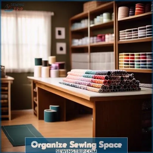 Organize Sewing Space