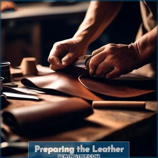 Preparing the Leather