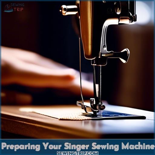Preparing Your Singer Sewing Machine