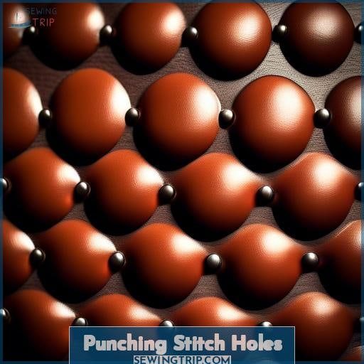 Punching Stitch Holes