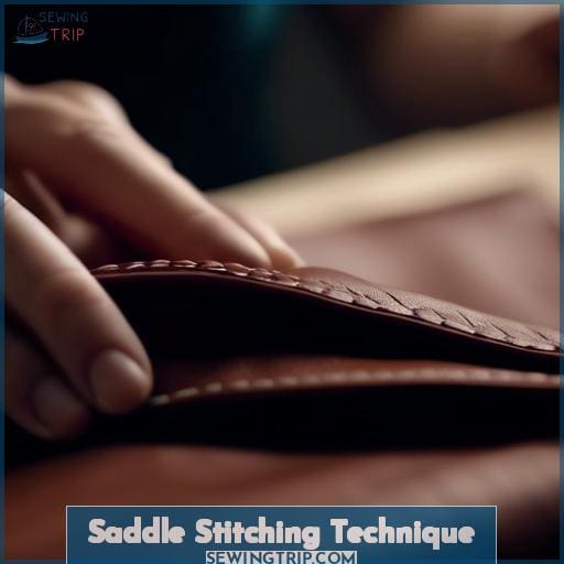 Saddle Stitching Technique