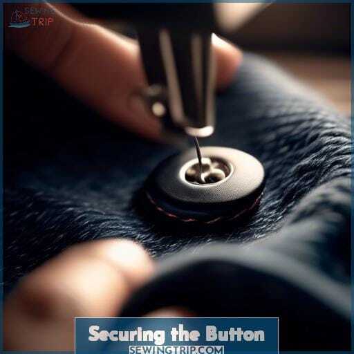 Securing the Button Securing the Button