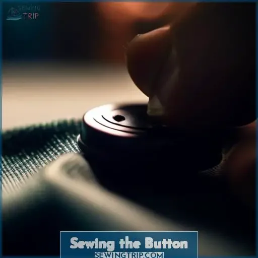 Sewing the Button