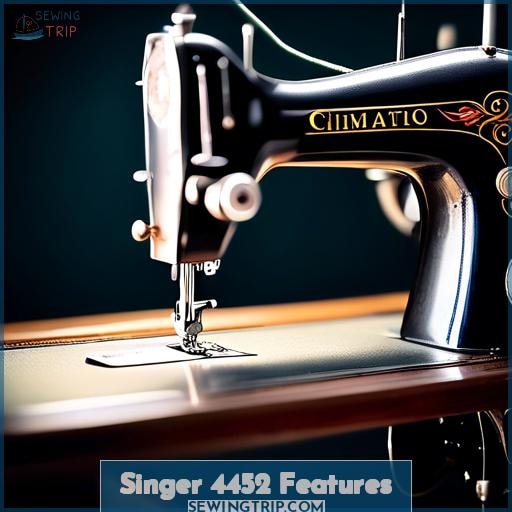 Singer 4452 Features