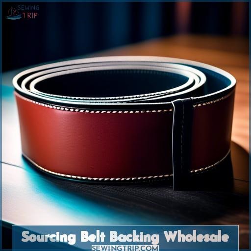 Sourcing Belt Backing Wholesale