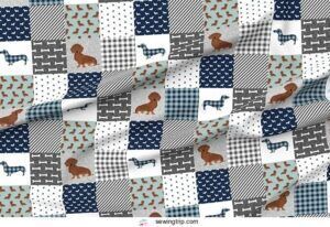 Spoonflower Fabric - Dachshund Pet B07RNMYD77