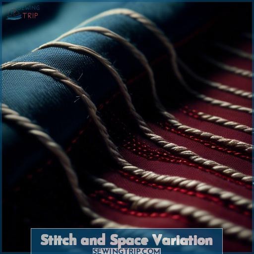 Stitch and Space Variation