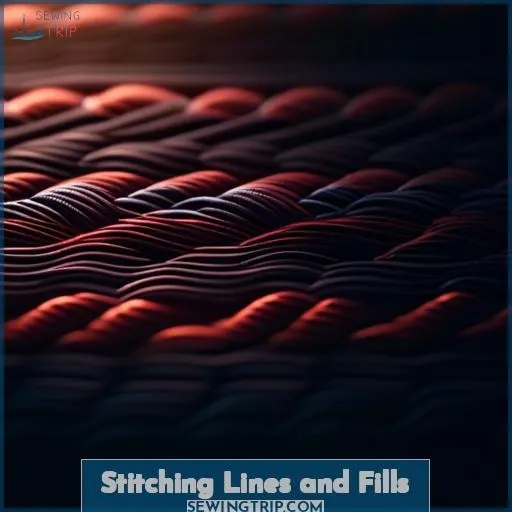 Stitching Lines and Fills