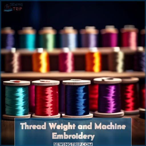 Thread Weight and Machine Embroidery