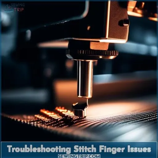 Troubleshooting Stitch Finger Issues