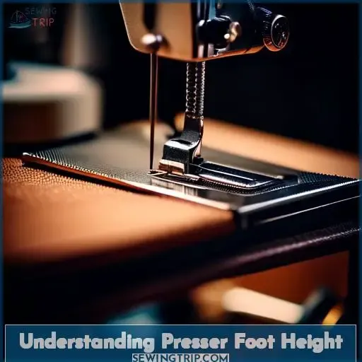 Understanding Presser Foot Height