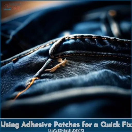 Using Adhesive Patches for a Quick Fix