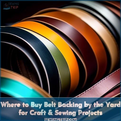 where to buy belt backing by the yard