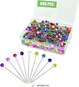 Best Sewing Machine Accessories: Top Picks, Tips & Buyer's Guide 5 600PCS Sewing Pins Straight Pin B09DTZLXF4