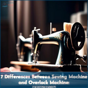 7 differences between sewing machine and overlock machine