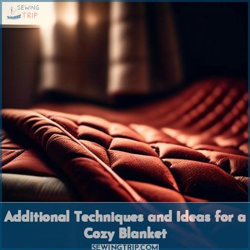 Additional Techniques and Ideas for a Cozy Blanket Additional Techniques and Ideas for a Cozy Blanket