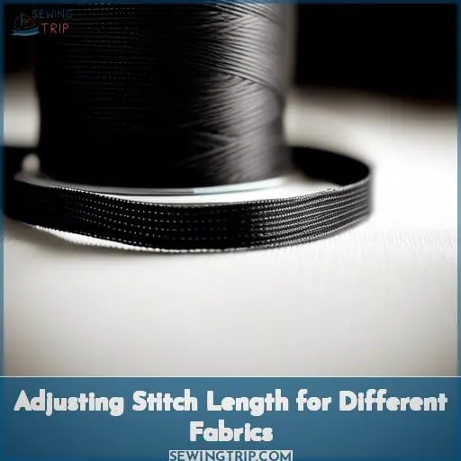Adjusting Stitch Length for Different Fabrics