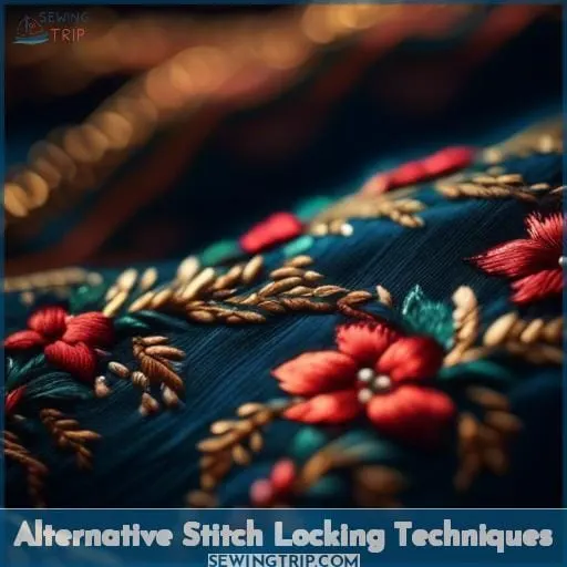 Alternative Stitch Locking Techniques