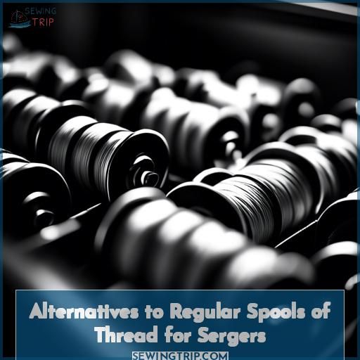 Alternatives to Regular Spools of Thread for Sergers Alternatives to Regular Spools of Thread for Sergers