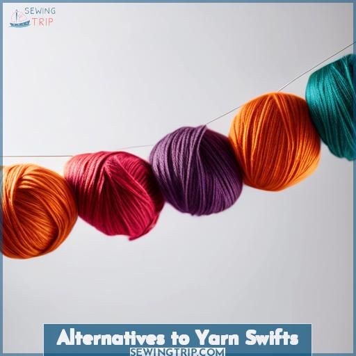 Alternatives to Yarn Swifts
