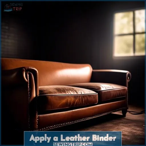 Apply a Leather Binder