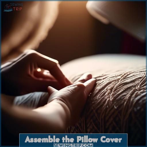 Assemble the Pillow Cover