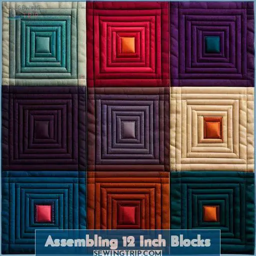 Assembling 12 Inch Blocks