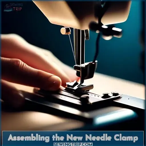 Assembling the New Needle Clamp