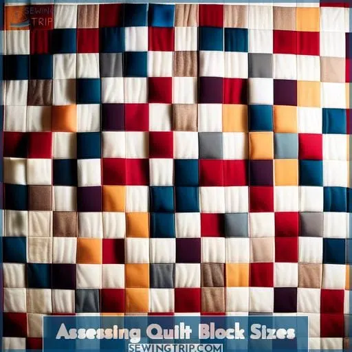 Assessing Quilt Block Sizes