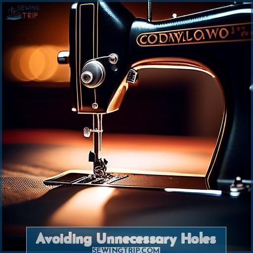 Avoiding Unnecessary Holes Avoiding Unnecessary Holes