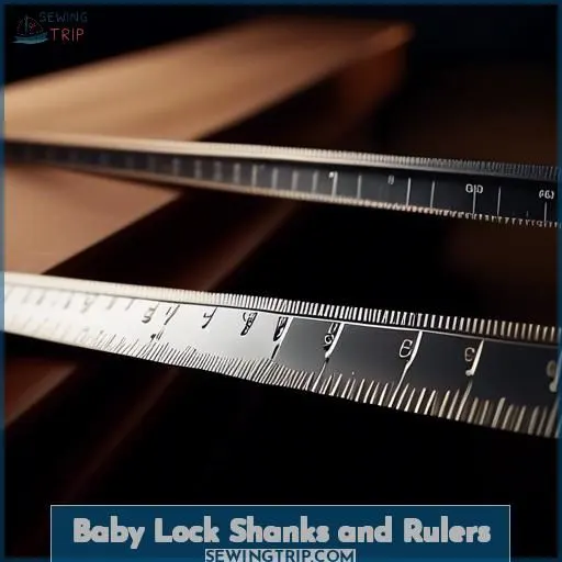 Baby Lock Shanks and Rulers