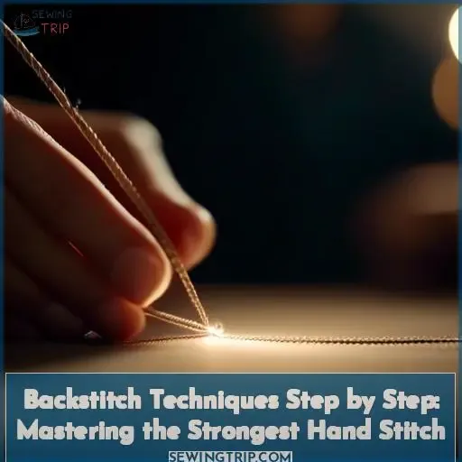 Backstitch Techniques Step by Step Mastering the Strongest Hand Stitch