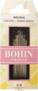 How to Thread a Handheld Sewing Machine: A Step-by-Step Guide 3 Bohin Crewel Embroidery Needles, Size