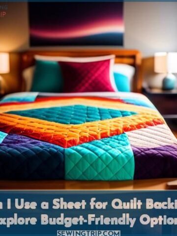 can i use a sheet for quilt backing