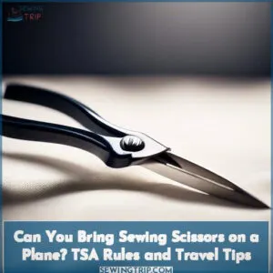 can you bring sewing scissors on a plane