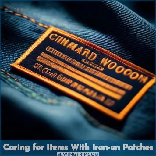 Caring for Items With Iron-on Patches