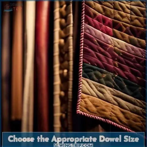 Choose the Appropriate Dowel Size