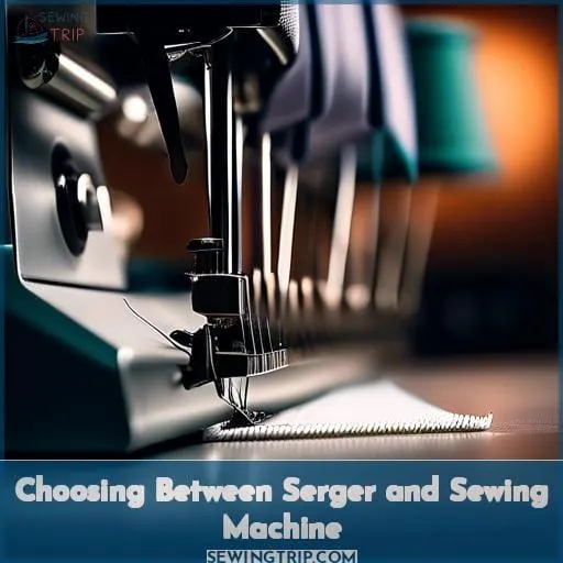 Choosing Between Serger and Sewing Machine