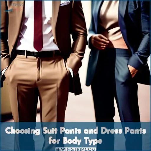 Choosing Suit Pants and Dress Pants for Body Type