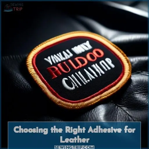 Choosing the Right Adhesive for Leather