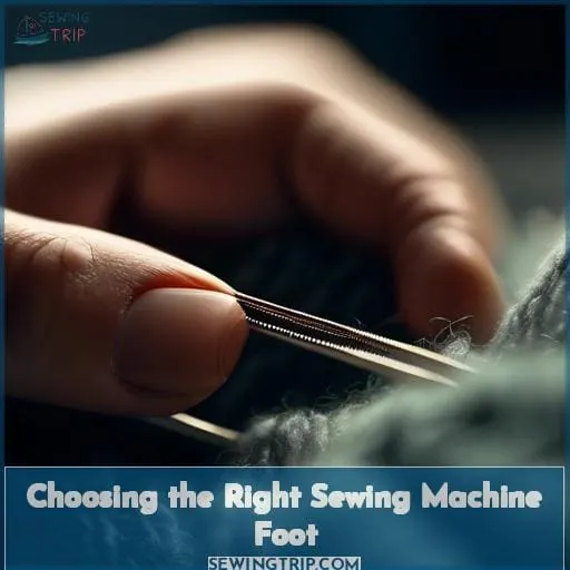 Choosing the Right Sewing Machine Foot