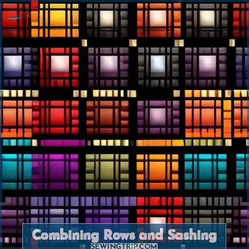 Combining Rows and Sashing