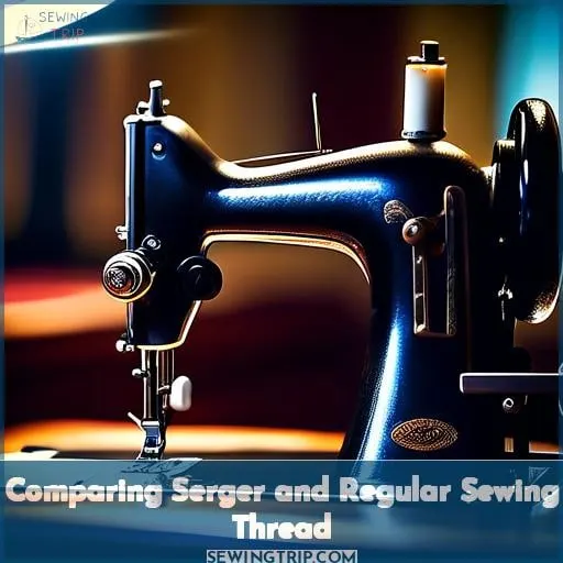 Comparing Serger and Regular Sewing Thread